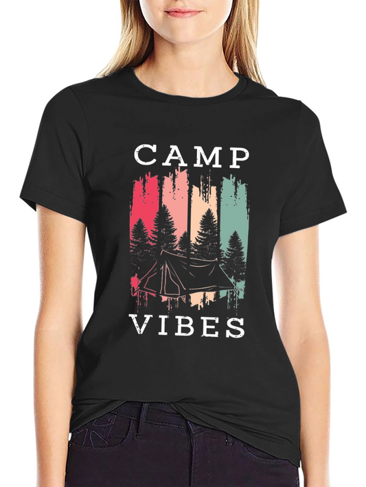 Camp Vibes T-Shirt - Camping Adventure Tee