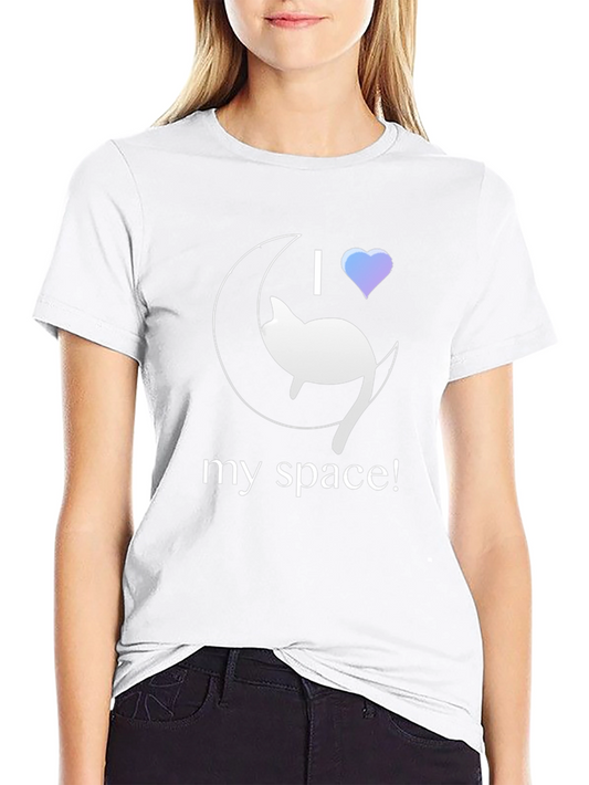 I Love My Space Cat T-Shirt