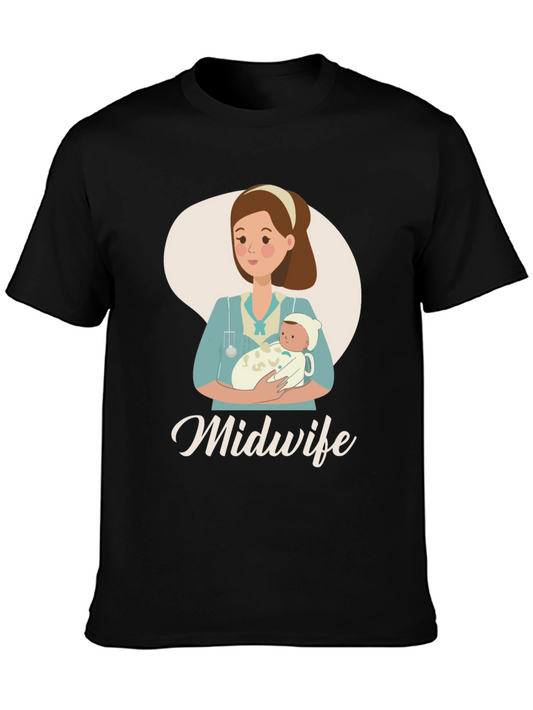 Midwife Graphic T-Shirt - Gift for Healthcare Providers