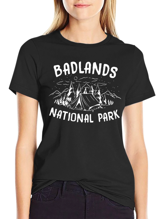 Badlands National Park Graphic Tee - Black
