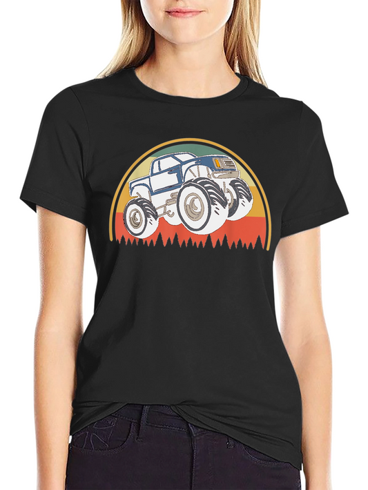 Monster Truck T-Shirt - Retro Style Design