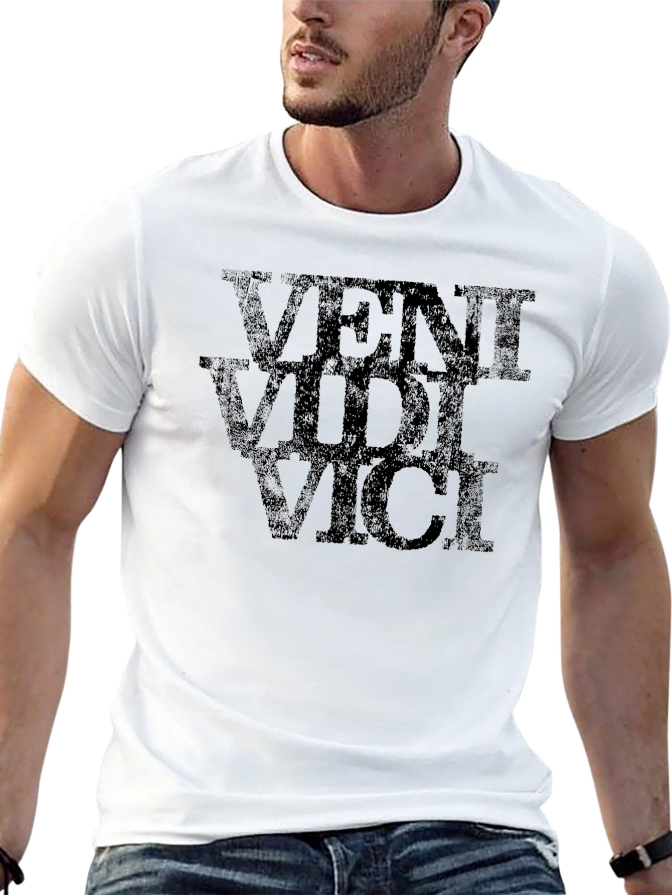 Veni Vidi Vici Graphic Tee - Black T-Shirt