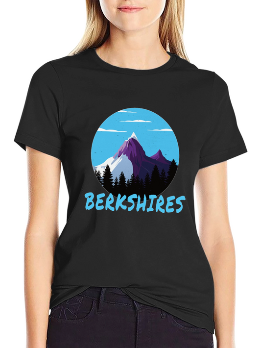 Berkshires Mountain T-Shirt - Black