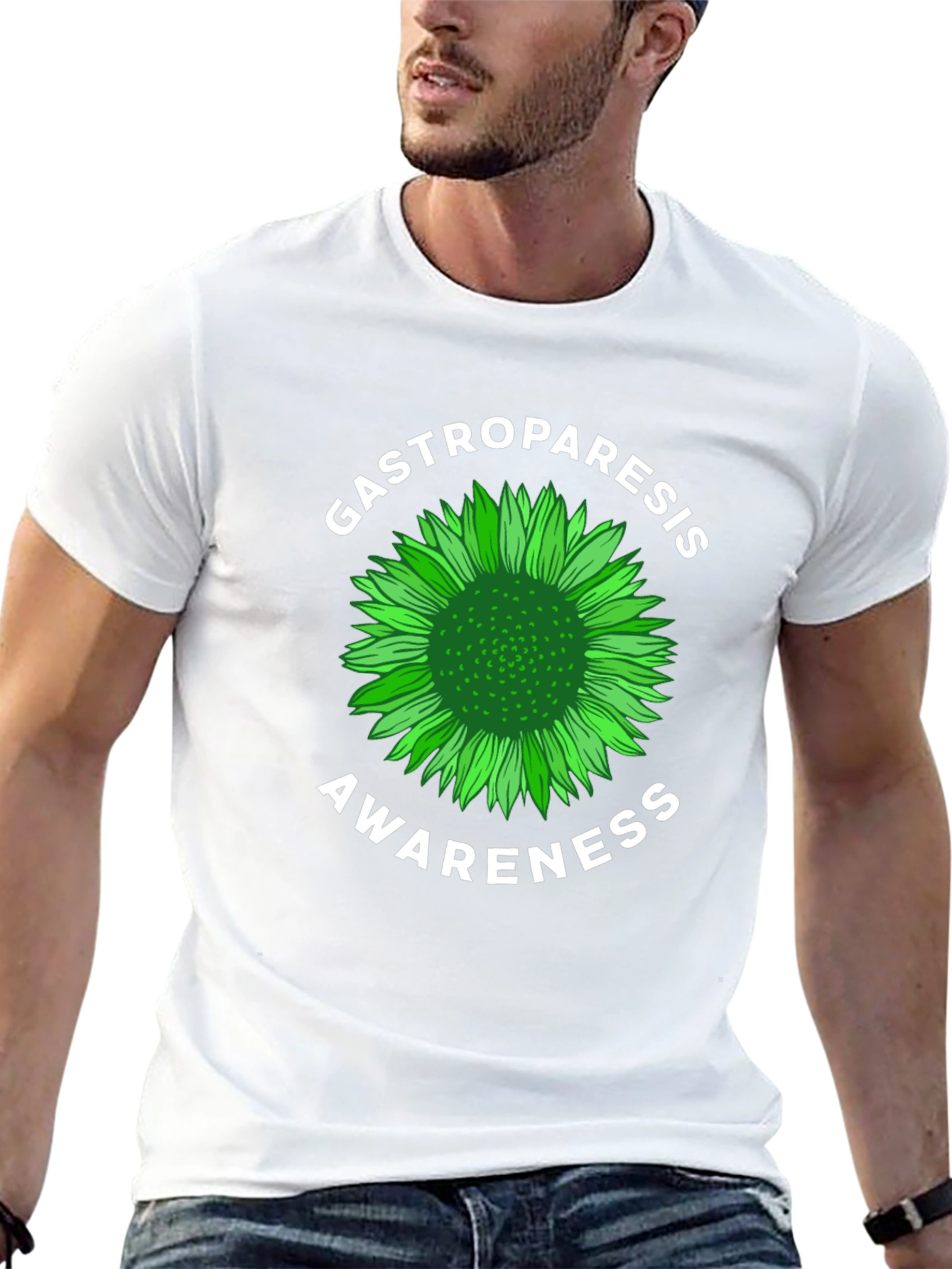 Gastroparesis Awareness Sunflower T-Shirt