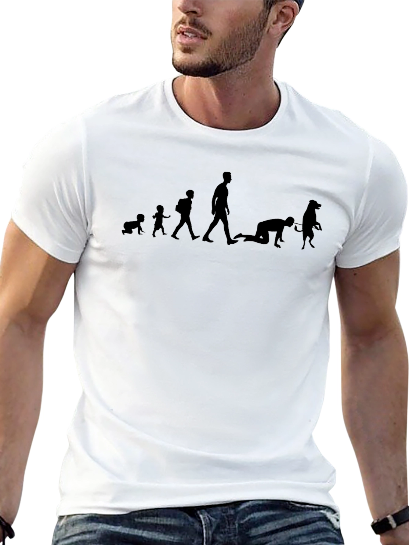 Evolution to Dog Lover T-Shirt