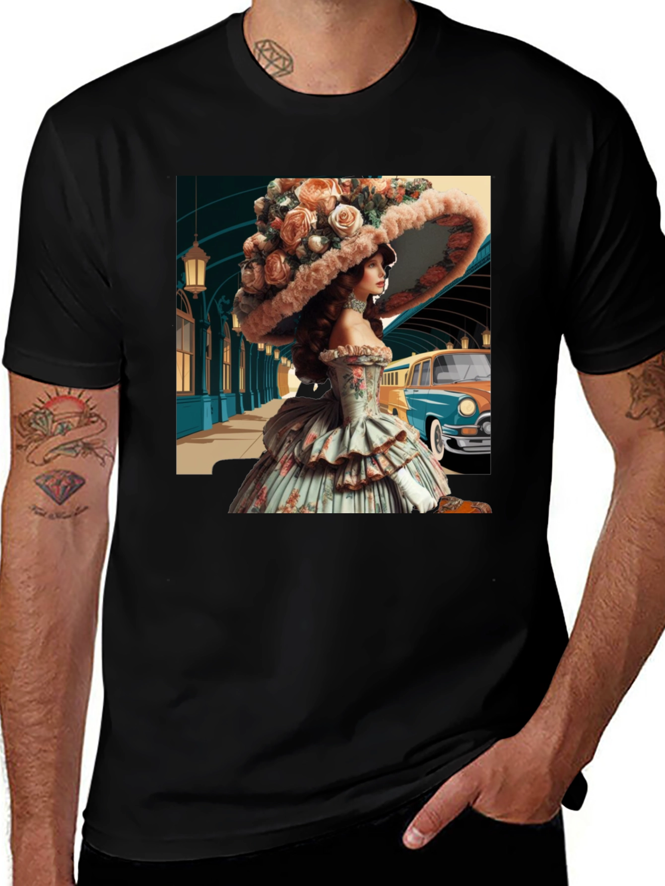Retro Lady T-Shirt - Stylish and Unique Fashion Tee