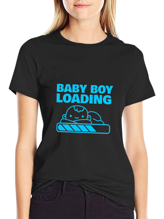 Baby Boy Loading Tee - Expecting Dad Shirt