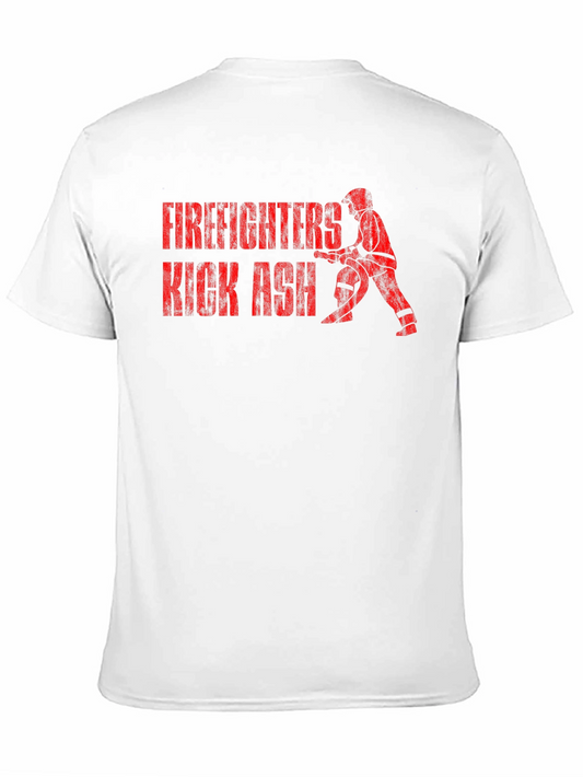 Firefighters Kick Ash Graphic T-Shirt