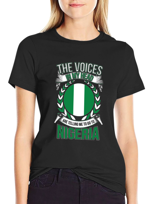Nigeria T-Shirt: Voices in My Head Graphic Tee