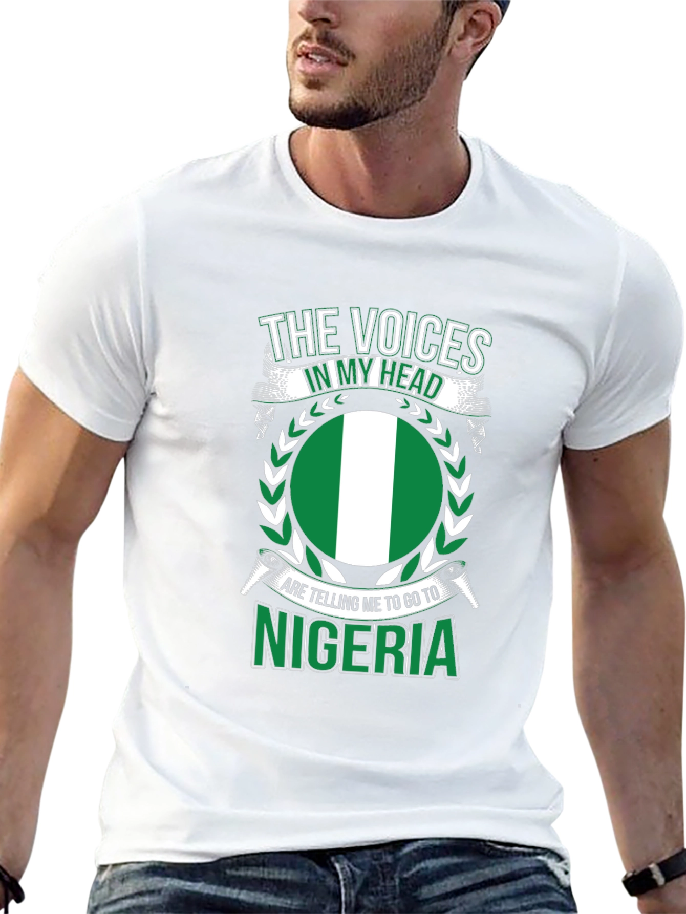 Nigeria T-Shirt: Voices in My Head Graphic Tee