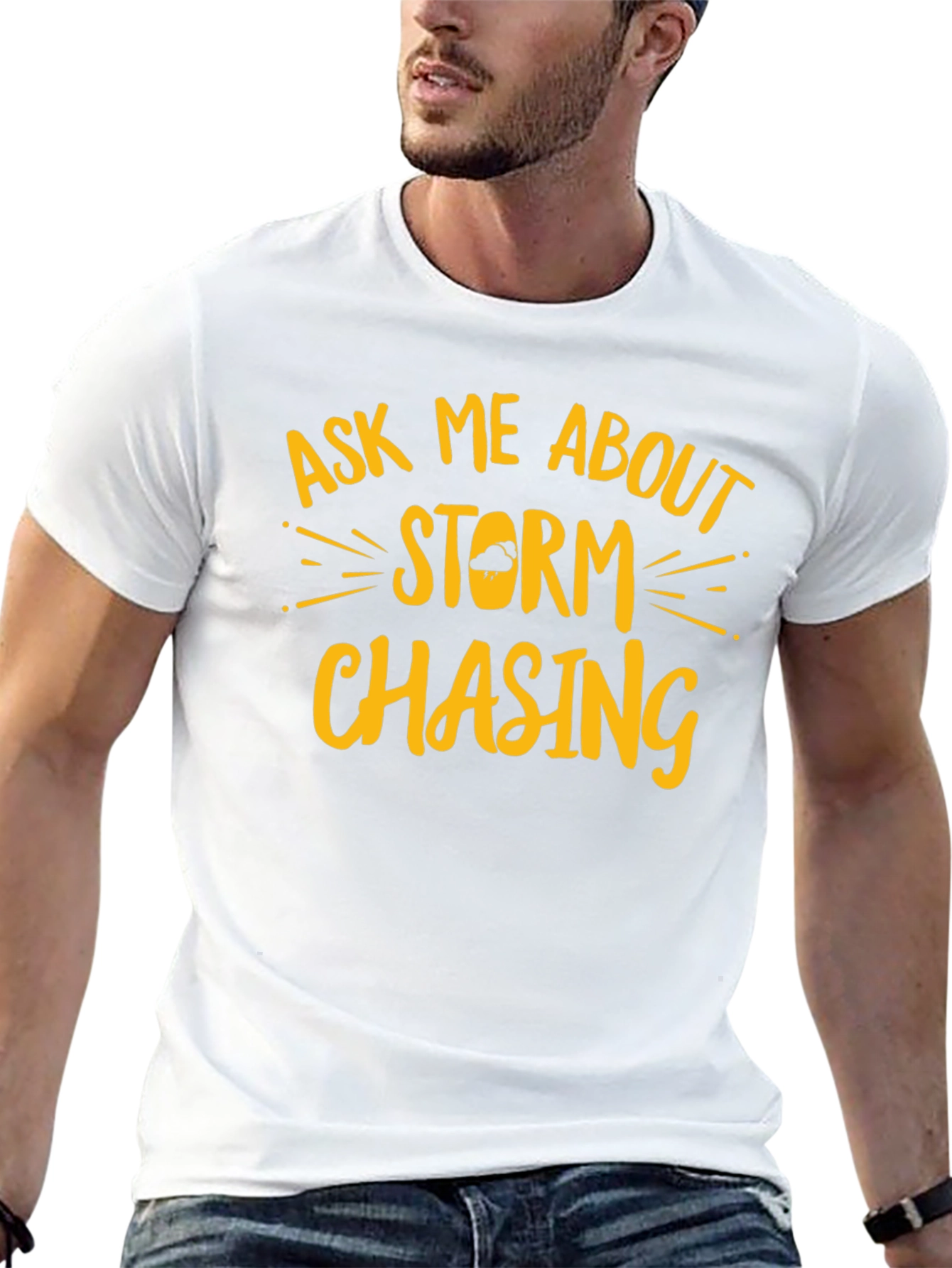 Storm Chasing Graphic T-Shirt - Black