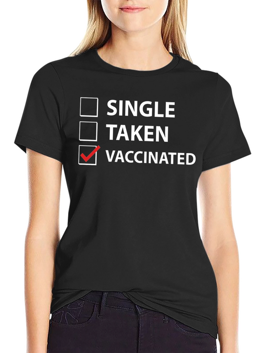 Vaccinated Checkbox T-Shirt - Funny Novelty Tee