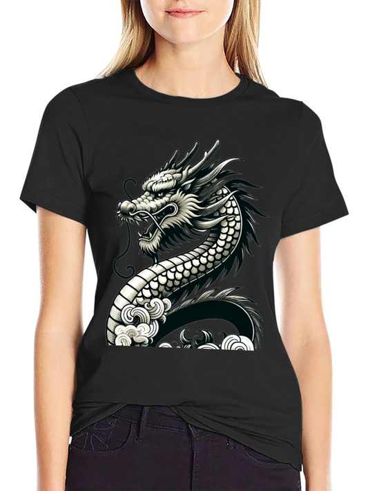 Dragon Graphic Black Tee
