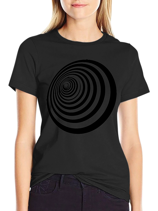 Hypnotic Circle Black T-Shirt - Mens Graphic Tee