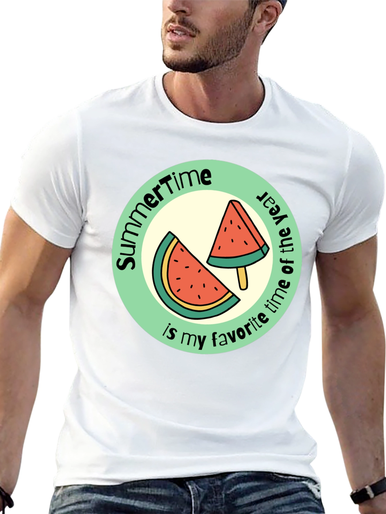 Summertime Watermelon Graphic Tee