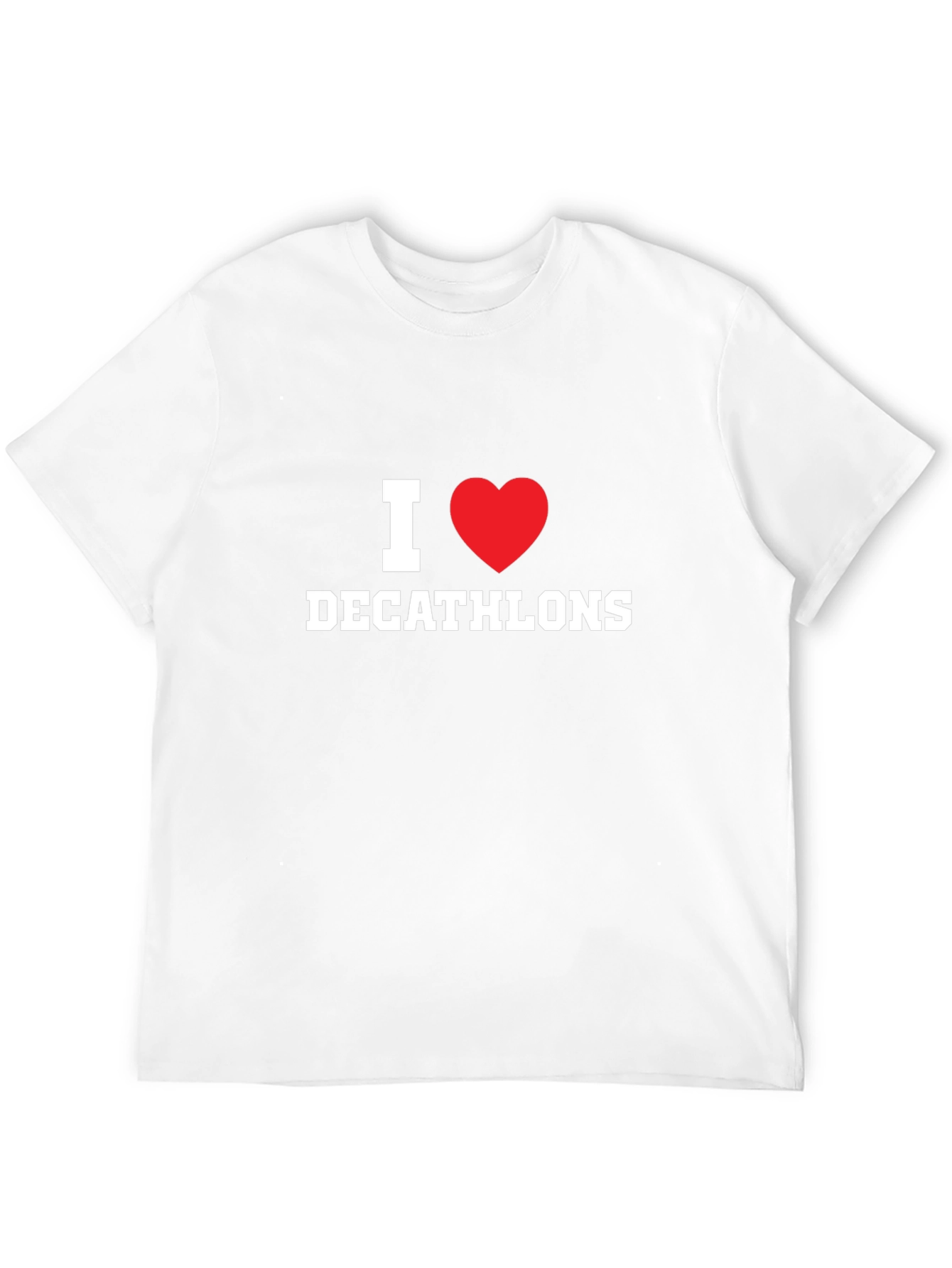 I Heart Decathlons Black T-Shirt