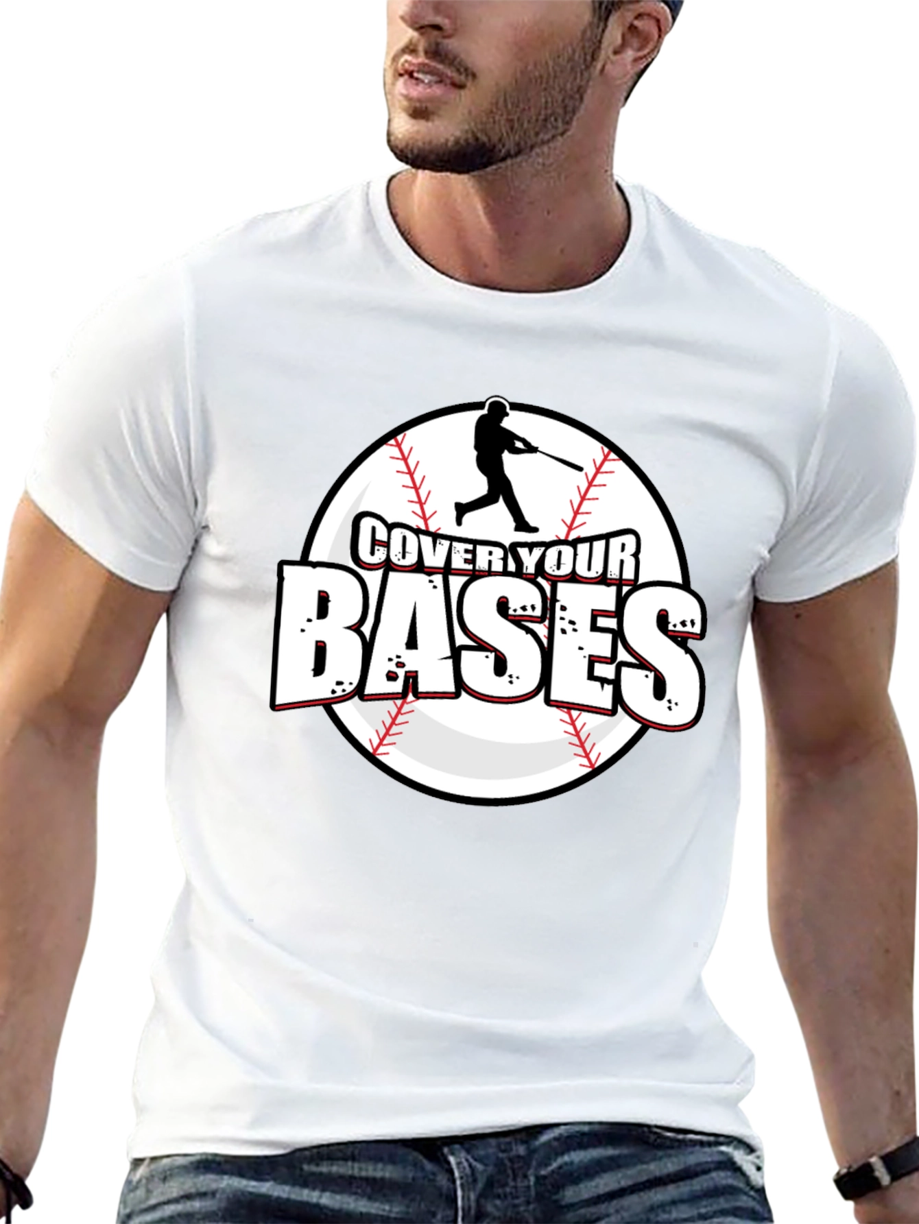 Cover Your Bases Baseball T-Shirt