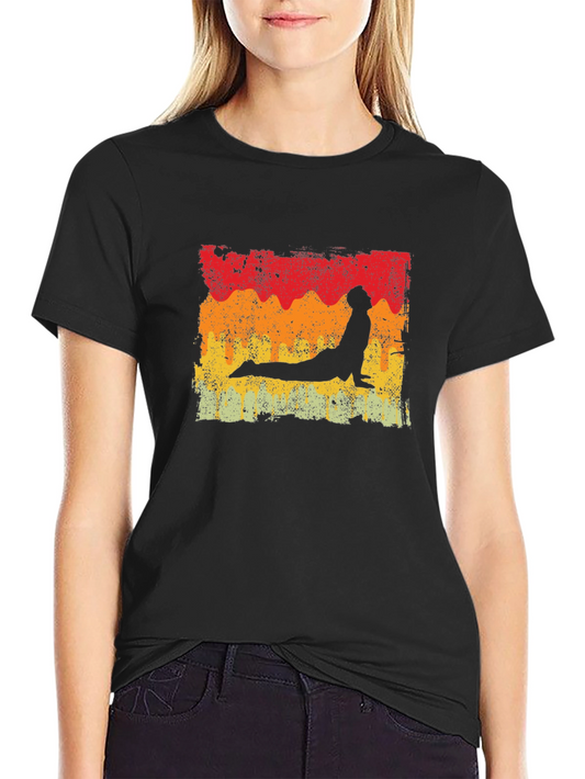 Retro Yoga Pose T-Shirt