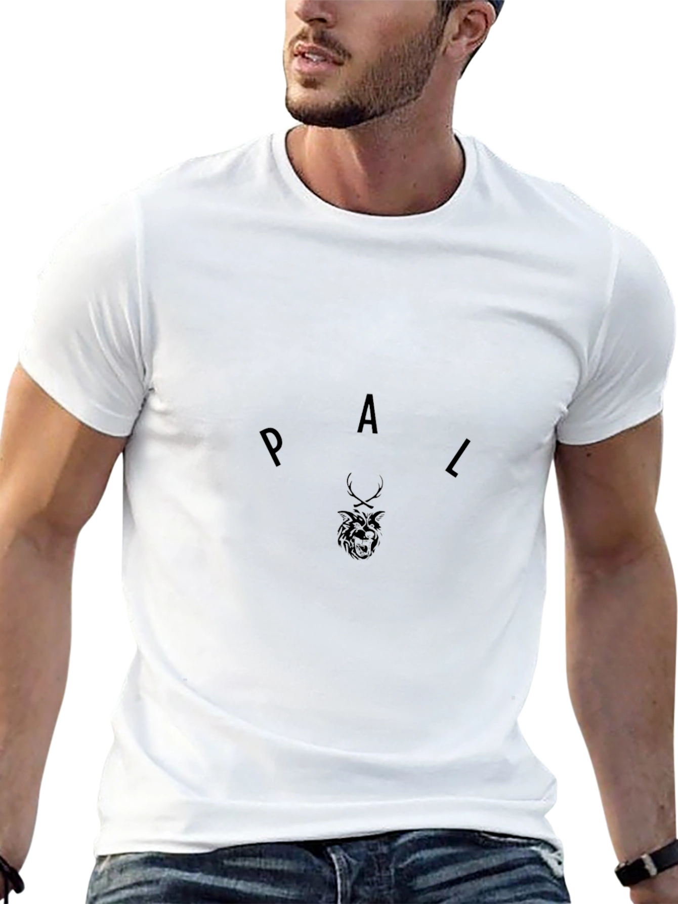 Mens Black PAL Graphic Tee