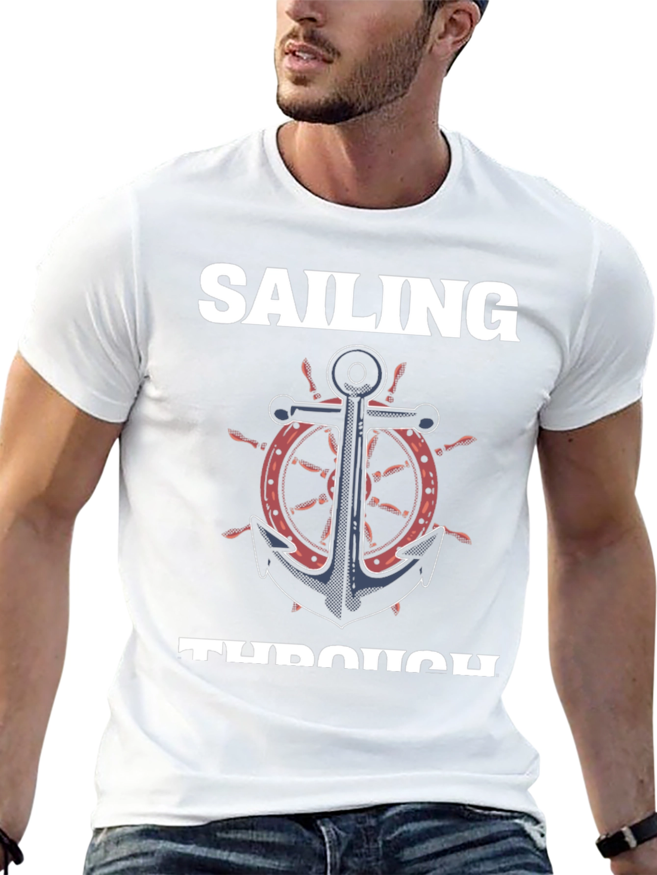Sailing Through Anchor T-Shirt