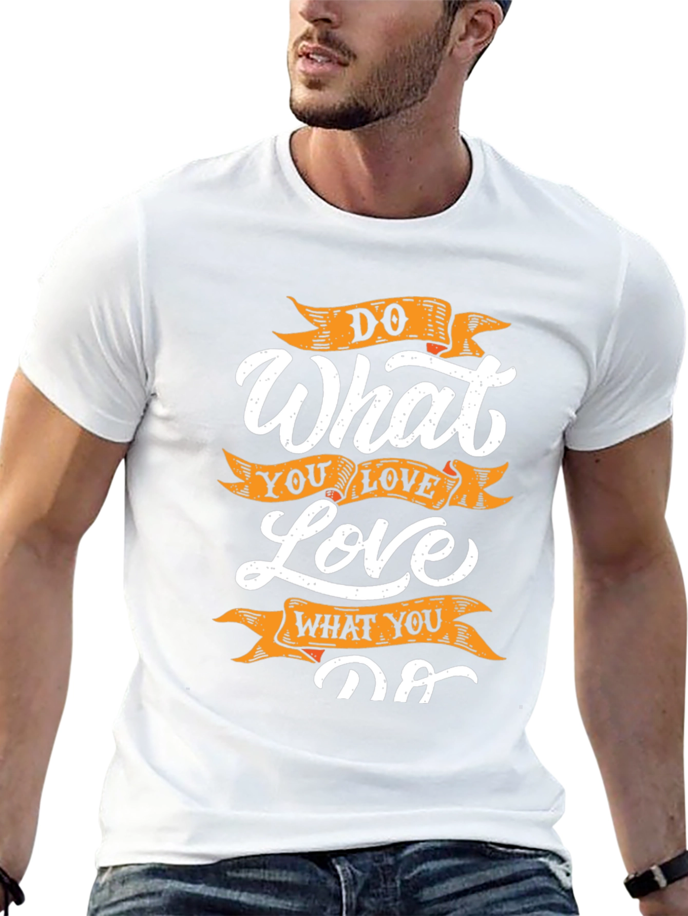 Motivational Do What You Love Graphic Tee