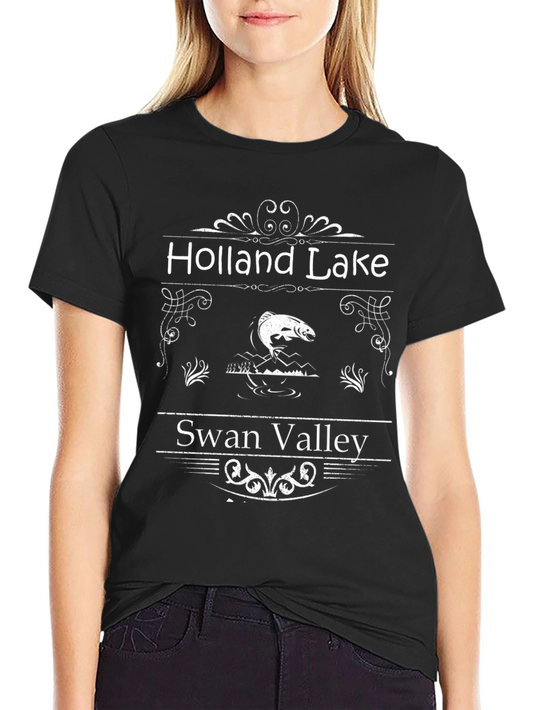 Holland Lake Swan Valley Fishing T-Shirt