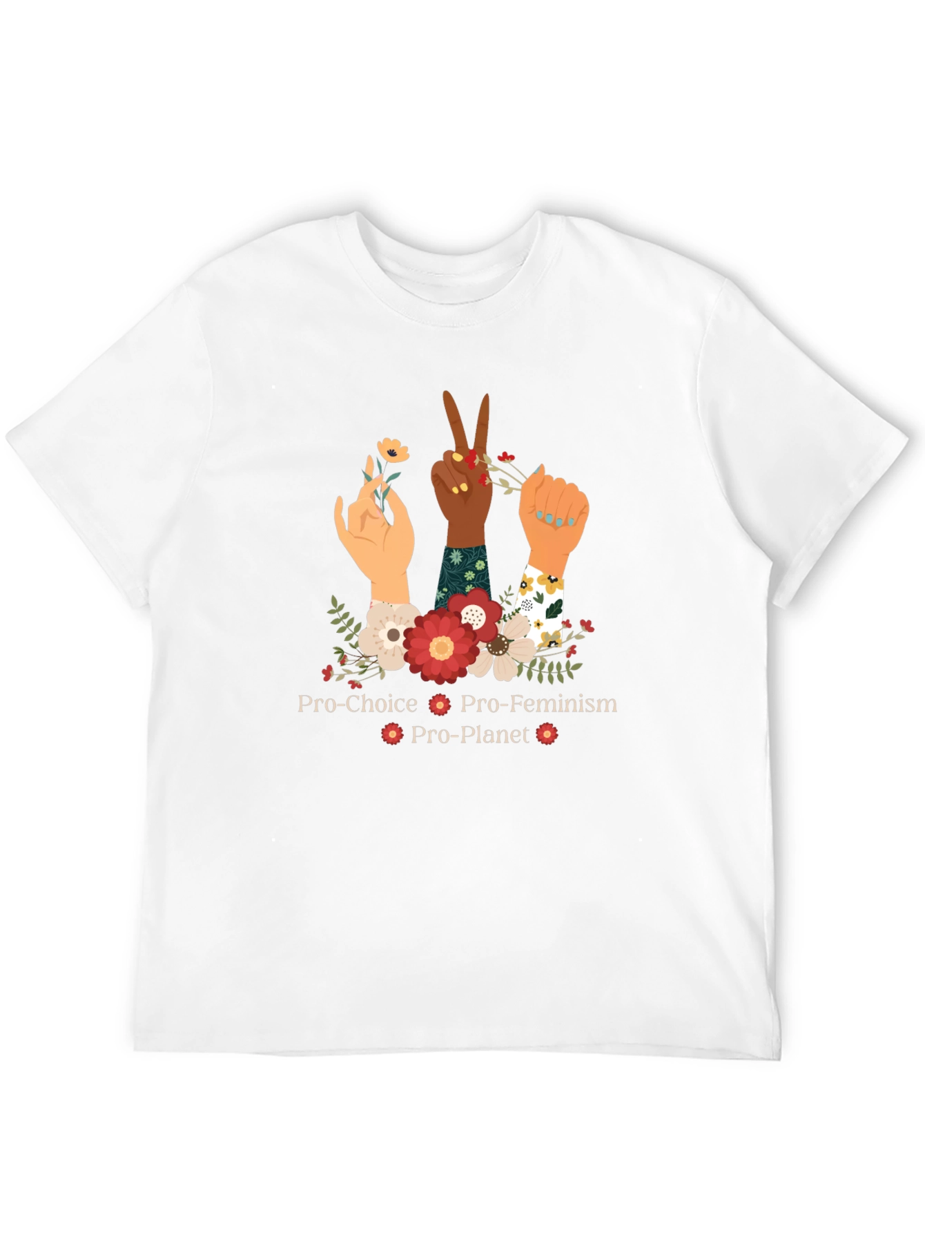 Pro-Choice Feminist Planet Graphic Tee