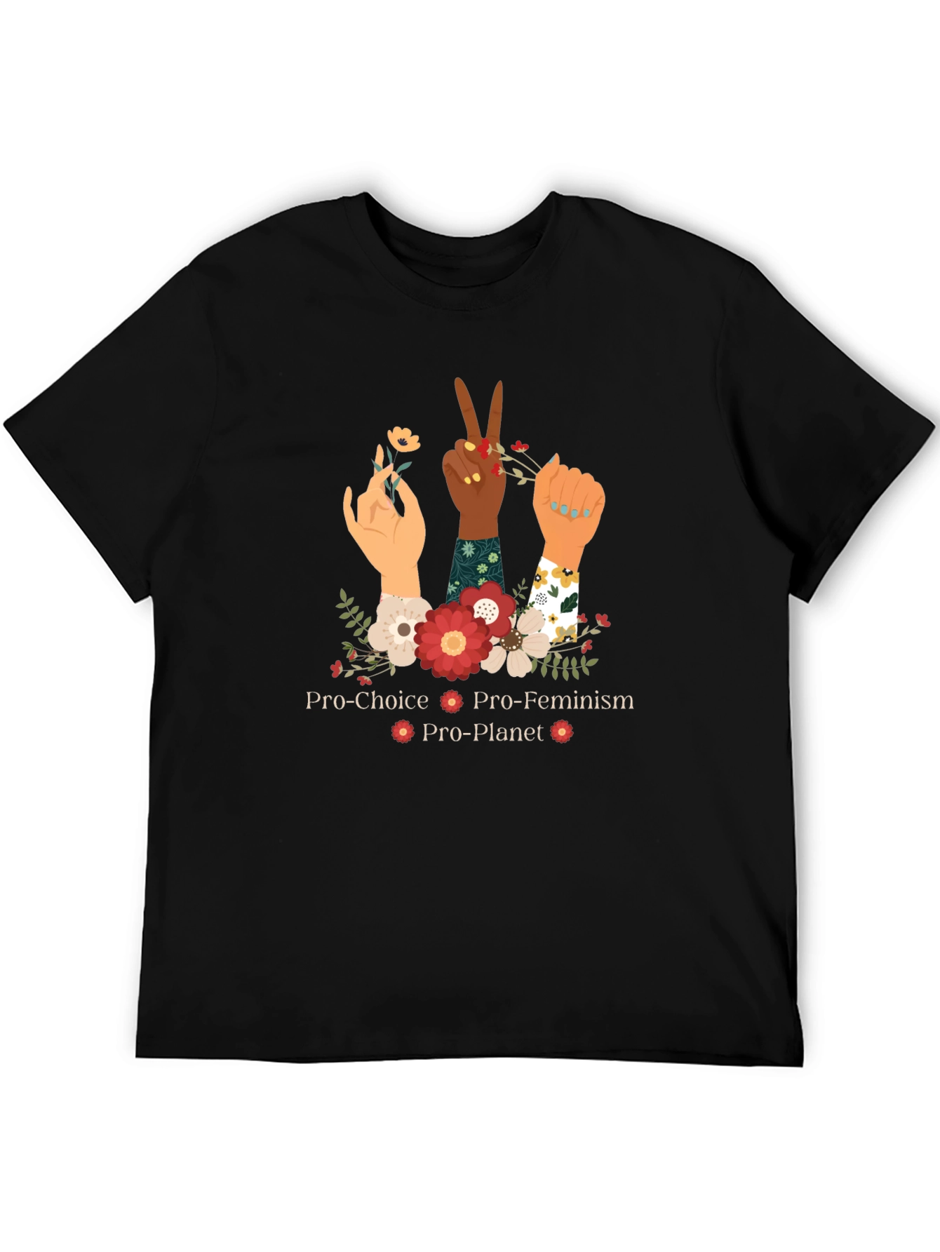 Pro-Choice Feminist Planet Graphic Tee
