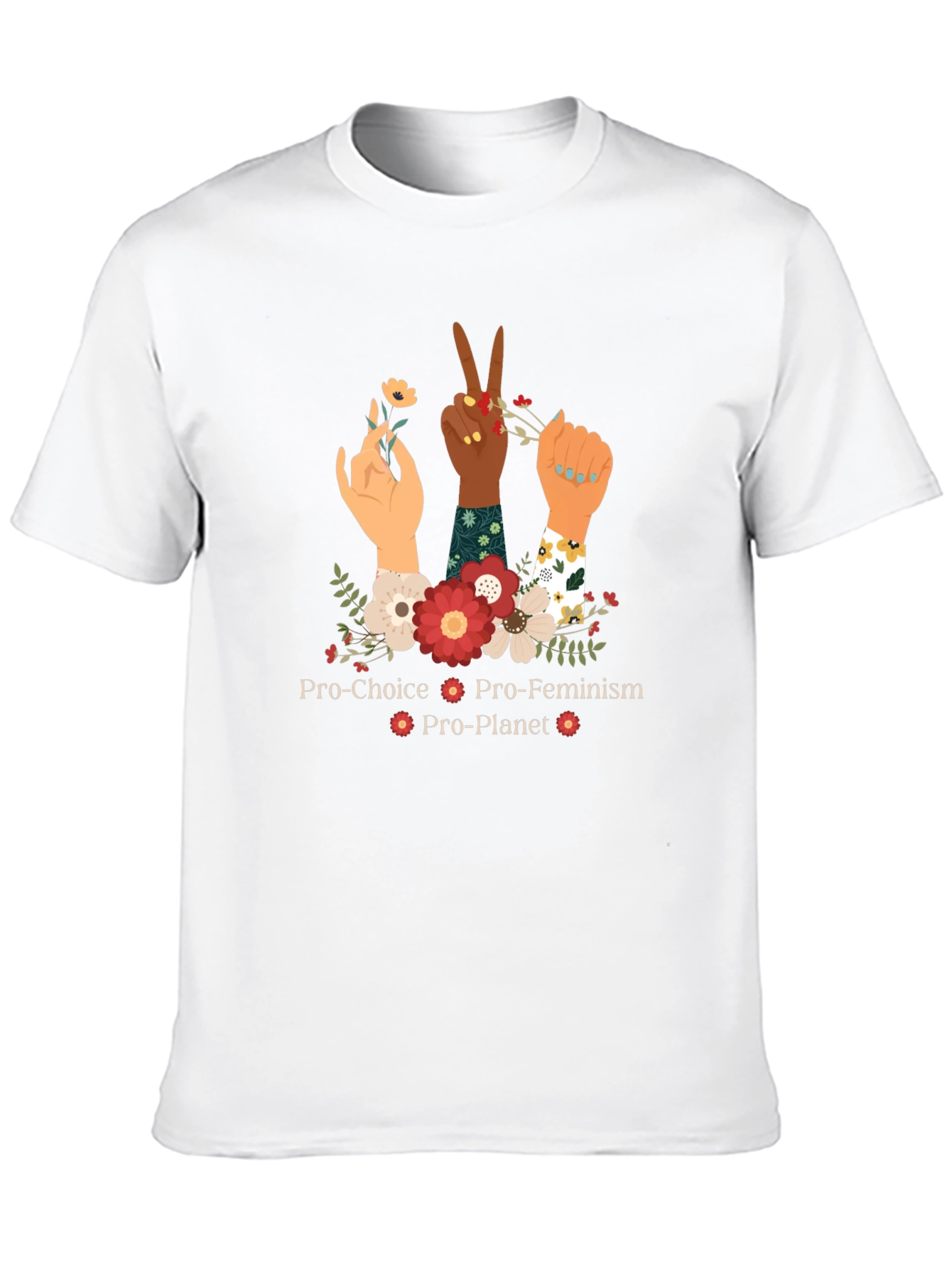 Pro-Choice Feminist Planet Graphic Tee