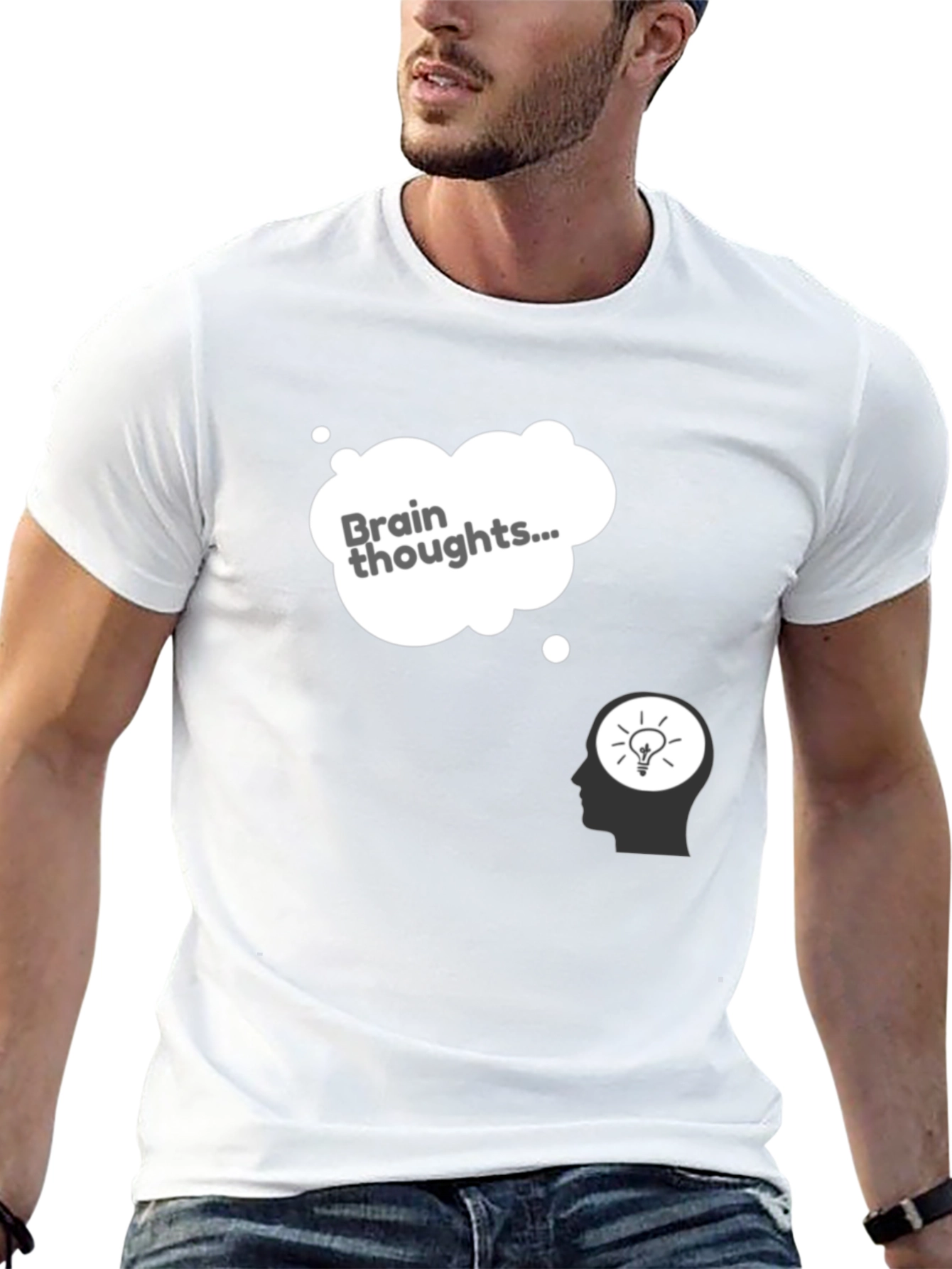Brain Thoughts T-Shirt - Idea Generation Tee