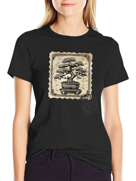 Bonsai Tree Graphic Tee - Stylish Nature Lover Shirt