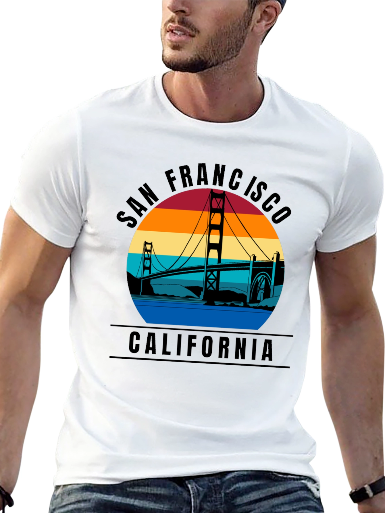 San Francisco Golden Gate Bridge Graphic Tee