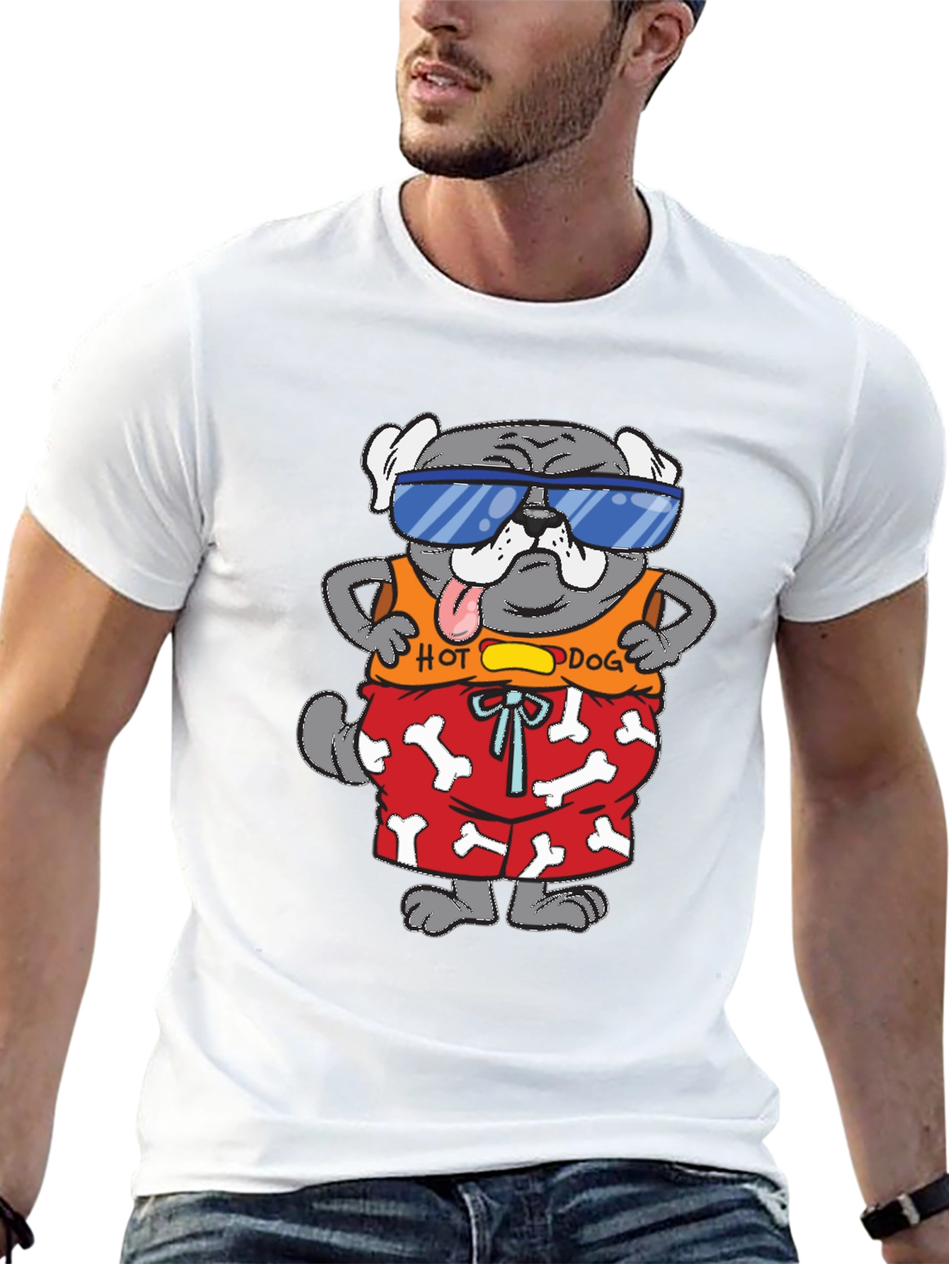 Cool Dog Graphic Tee