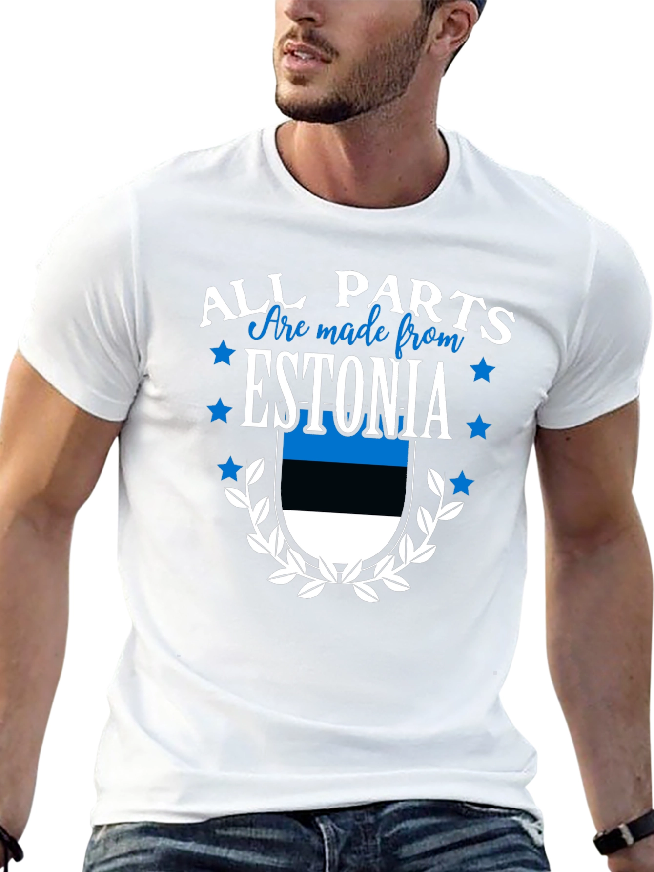 Estonia Pride T-Shirt: All Parts Made From Estonia