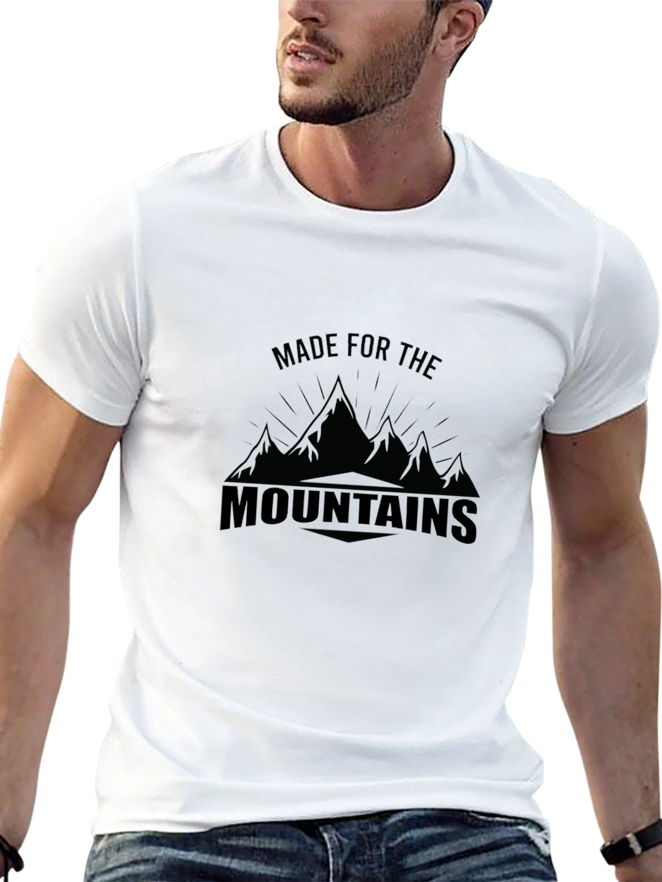 Made for the Mountains Black T-Shirt