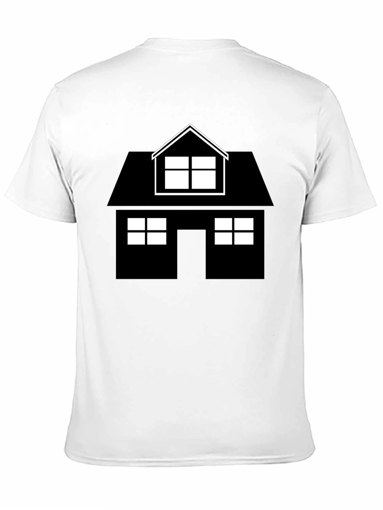 House Graphic Black T-Shirt