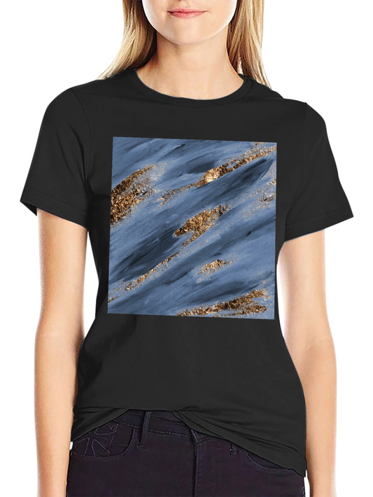 Abstract Gold Accent T-Shirt