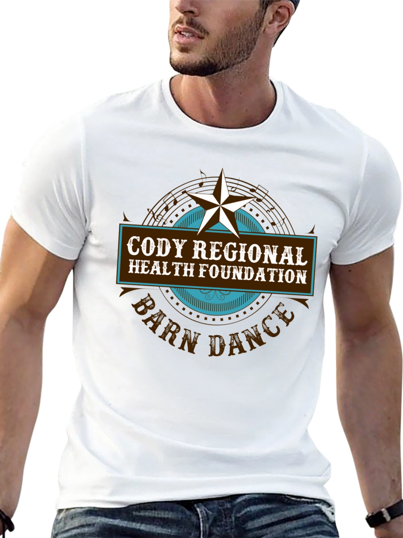 Cody Regional Health Barn Dance Black Tee