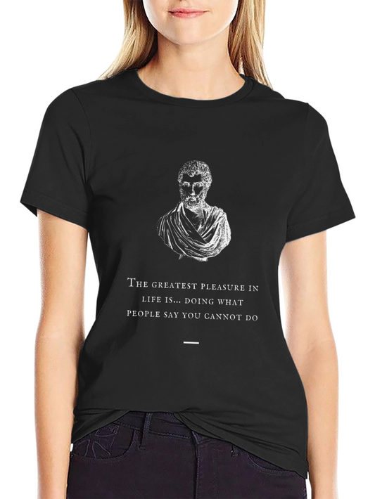 Inspirational Quote T-Shirt - Black