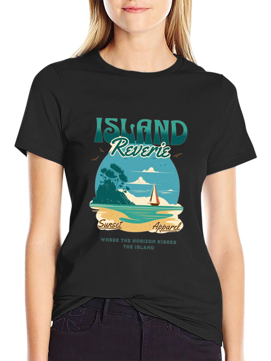 Island Reverie Graphic Tee - Sunset Apparel