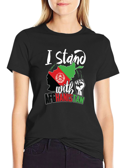 I Stand With Afghanistan Graphic Tee