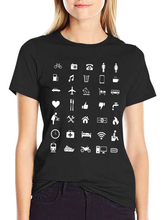 Icon Array Black T-Shirt