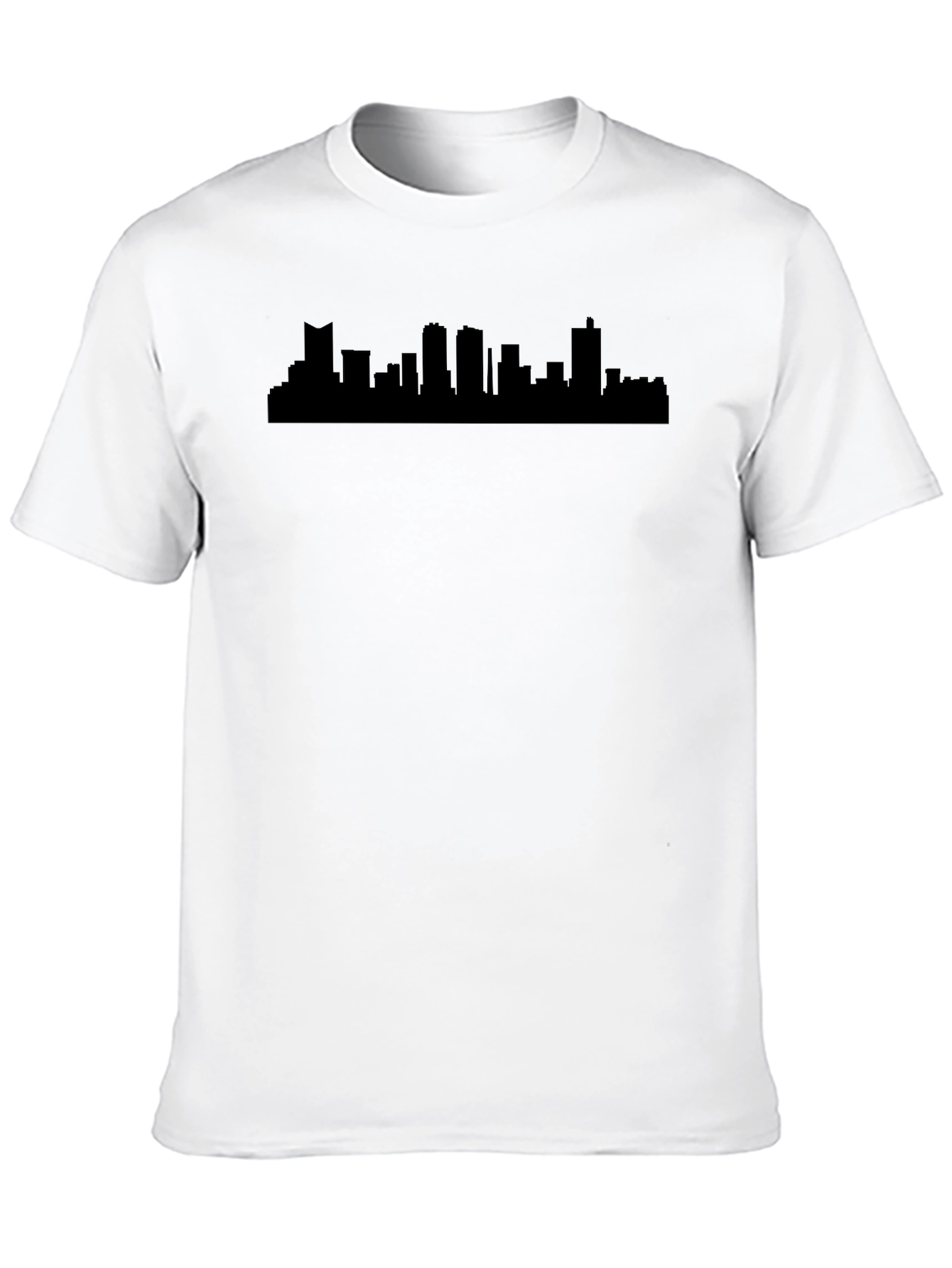Black Skyline Graphic T-Shirt