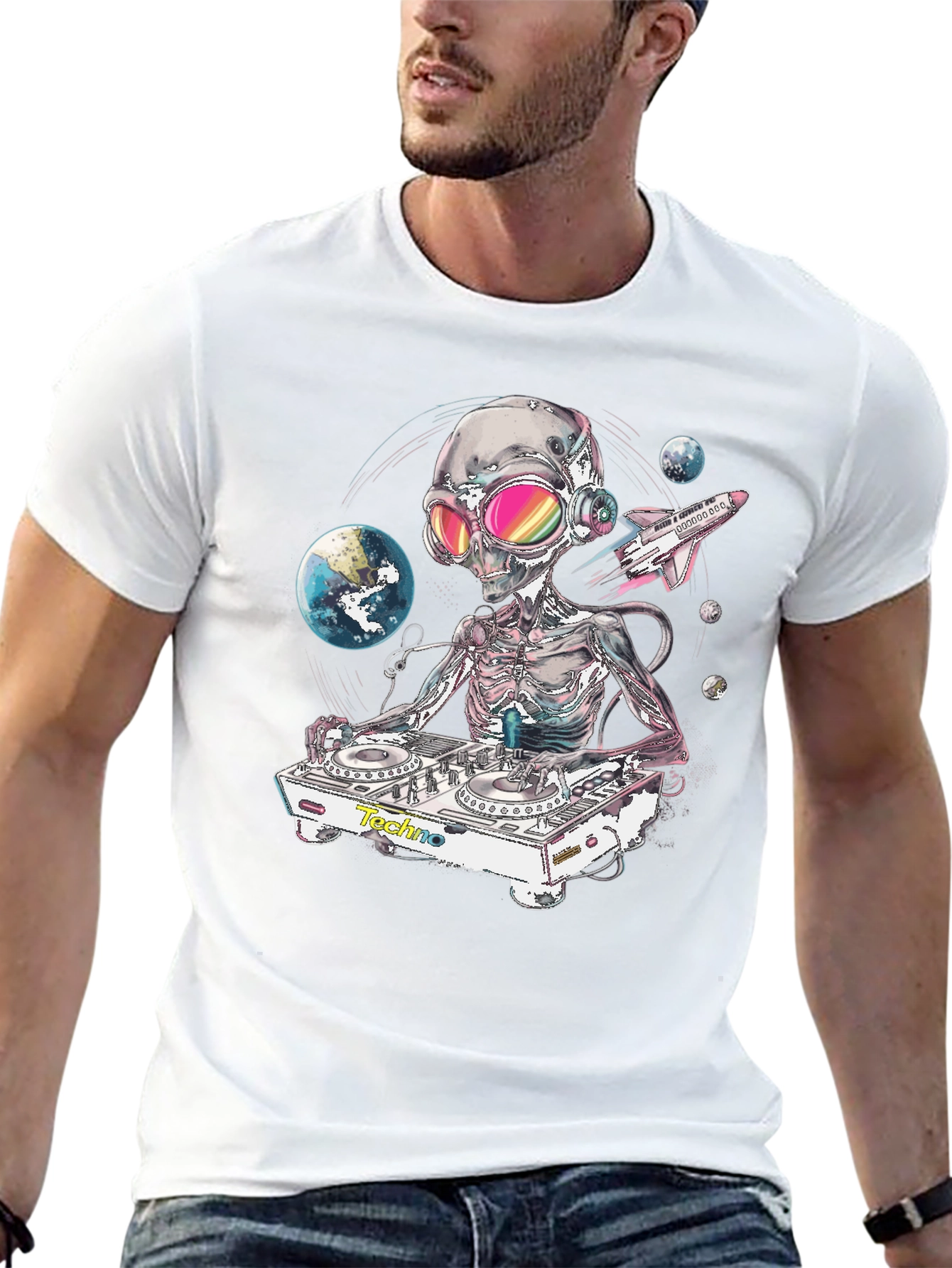 DJ Alien Graphic T-Shirt