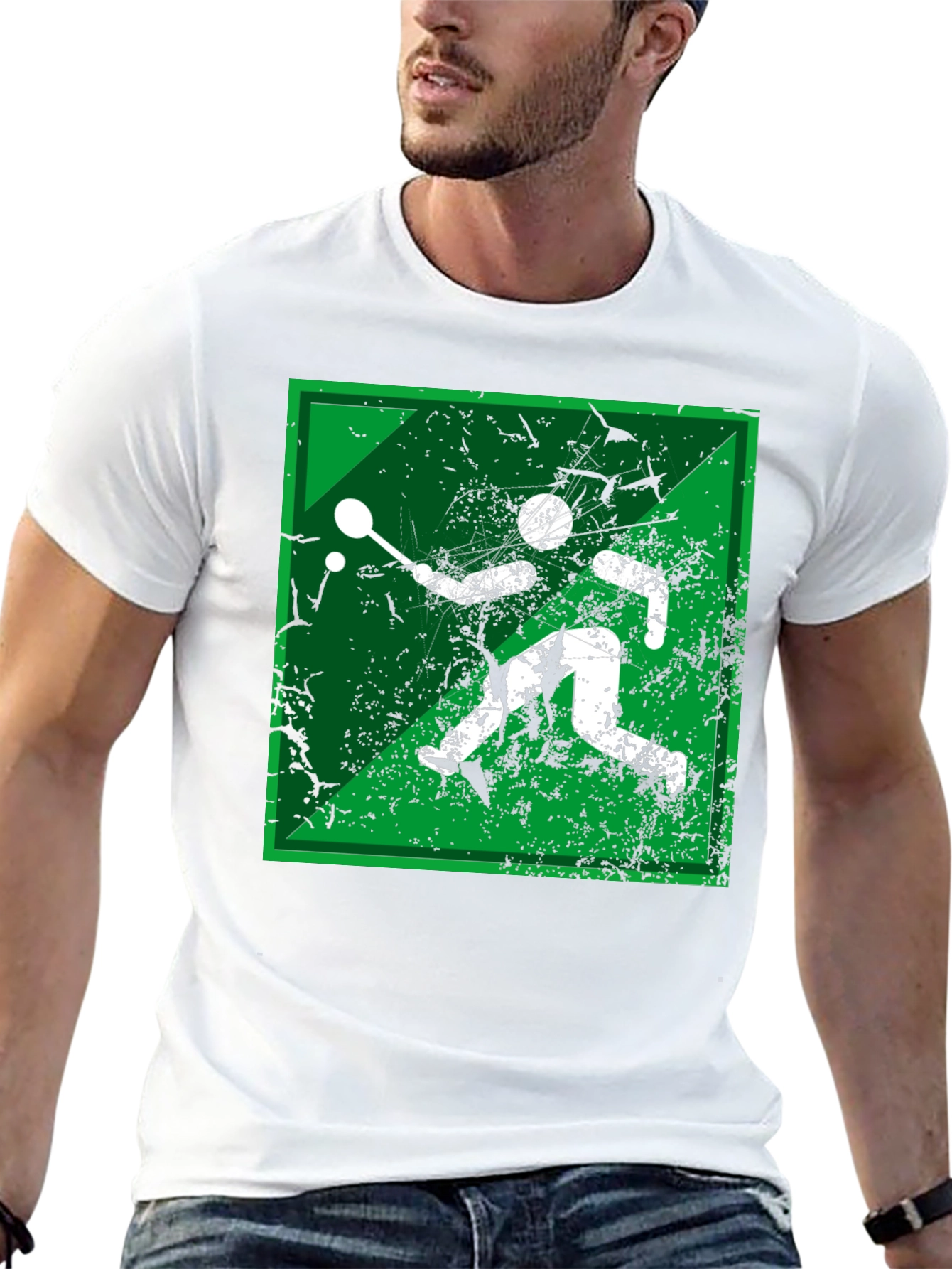Squash Player Graphic Tee