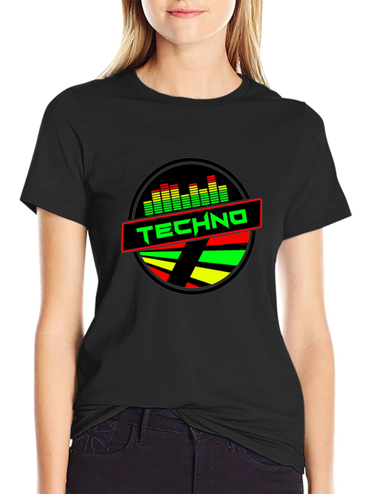Techno Music T-Shirt - Round Graphic Tee