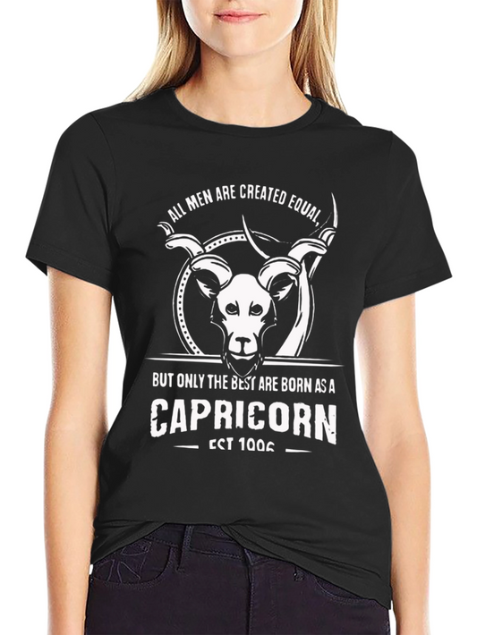 Capricorn Zodiac Sign Graphic T-Shirt
