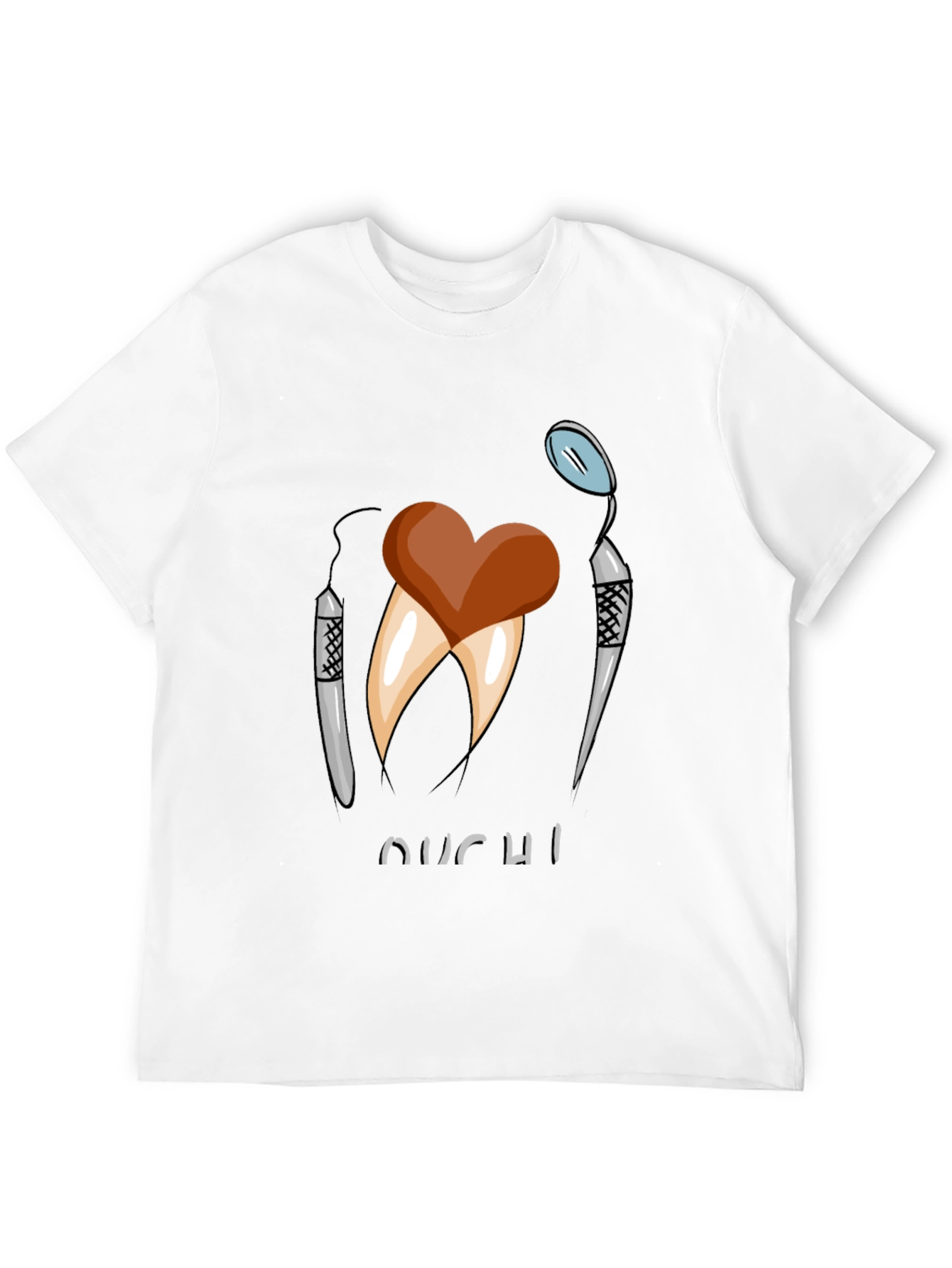 Ouch! Dental Humor Graphic Tee - Black