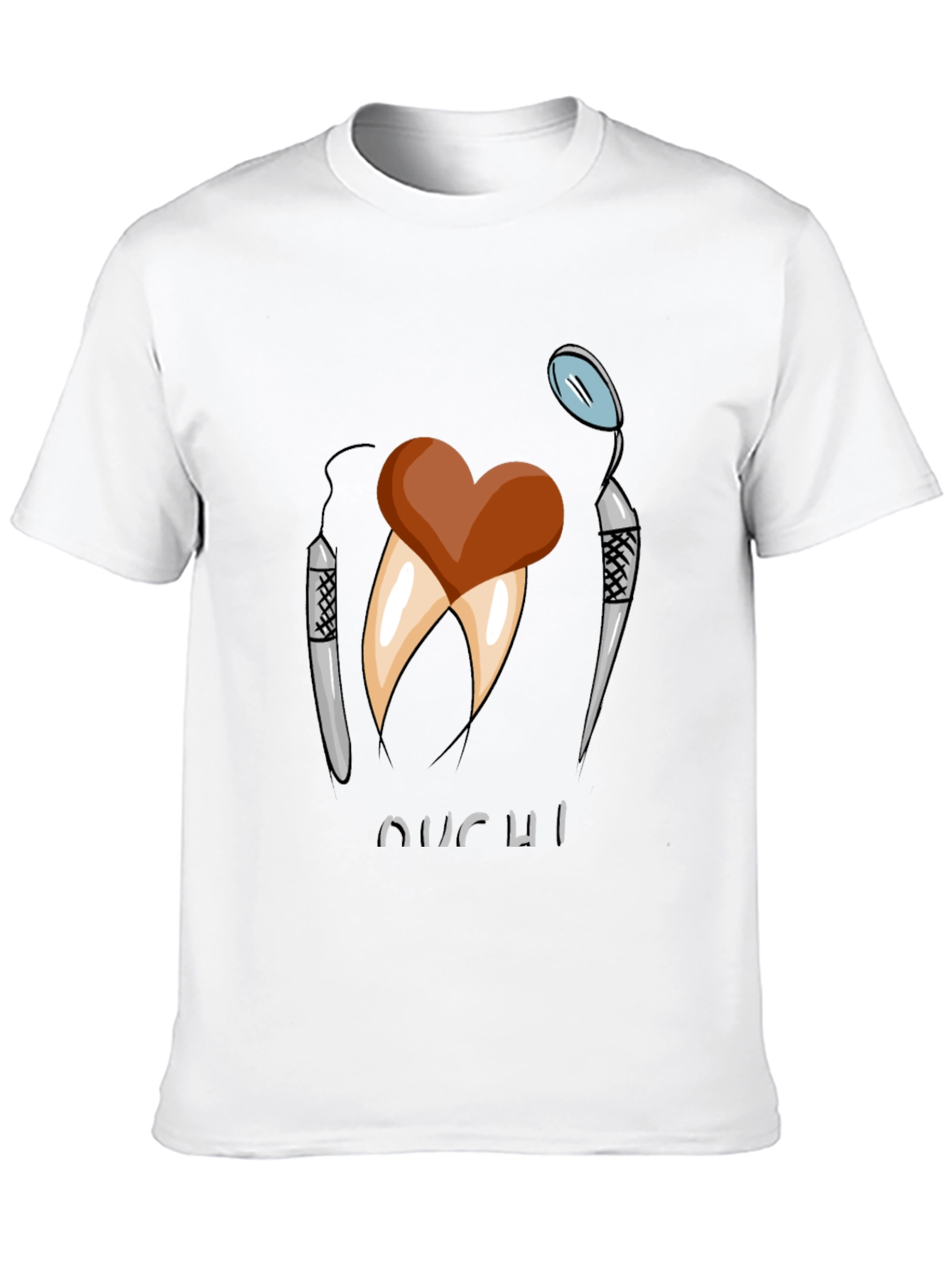 Ouch! Dental Humor Graphic Tee - Black