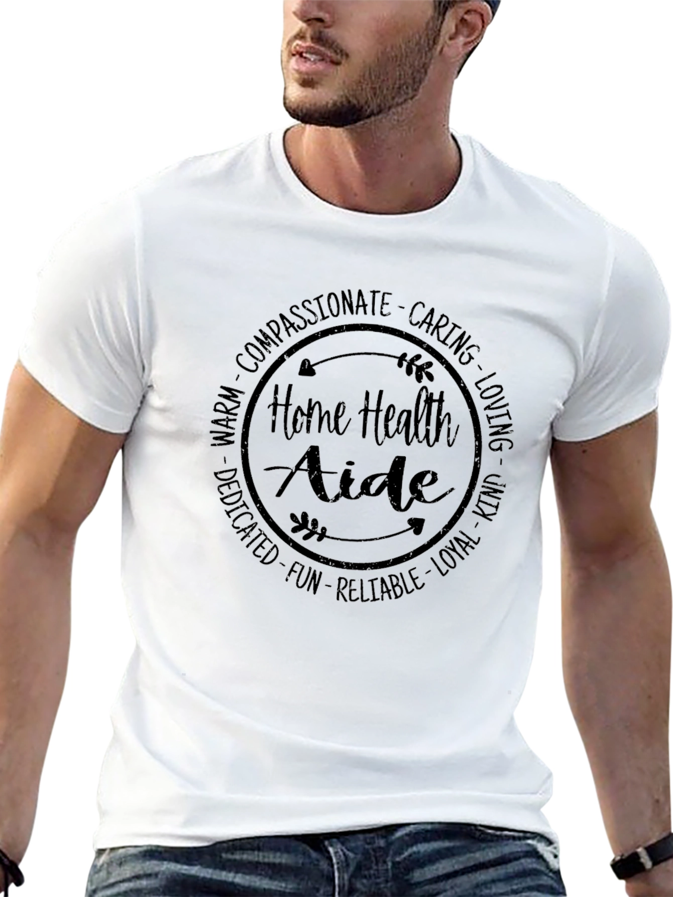 Home Health Aide T-Shirt - Compassionate Caregiver Apparel